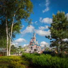 Disneyland Park, Paris, France - Classic view of the Castle