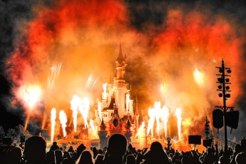 Disneyland Park, Paris, France - Disney Dreams at night