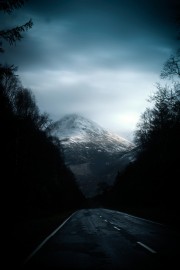 Mountain road scotland landscape-X2