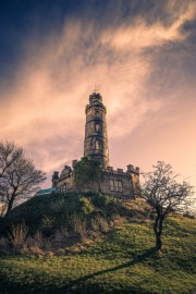 -Scotland Edinburgh - Nelson Monument-X2