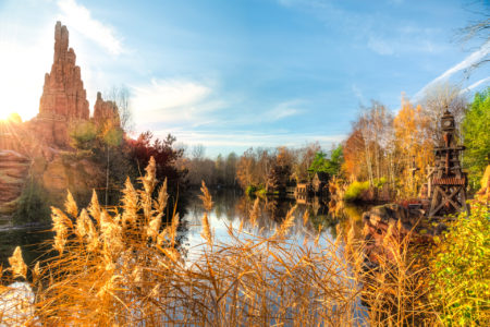 Disneyland Park, Paris, France - Winter Sun