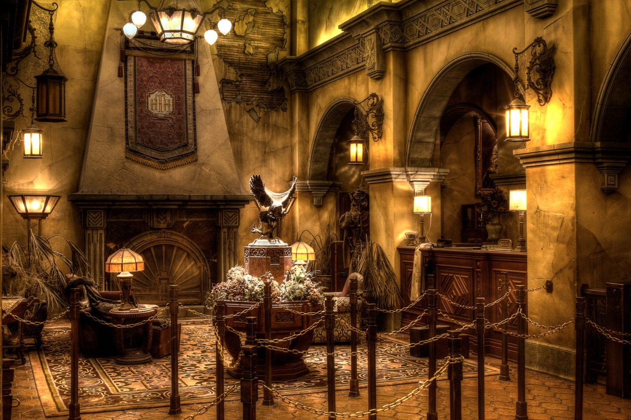 Walt Disney Studios, Paris - Ancient hall (Tower of Terror)