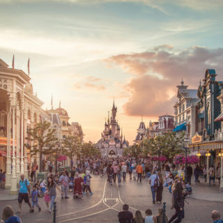 Disneyland parks, Paris, France - One summer night