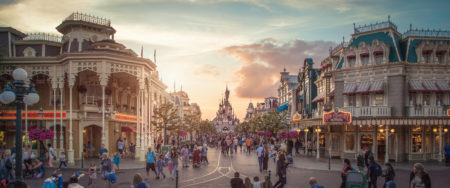 Disneyland parks, Paris, France - One summer night